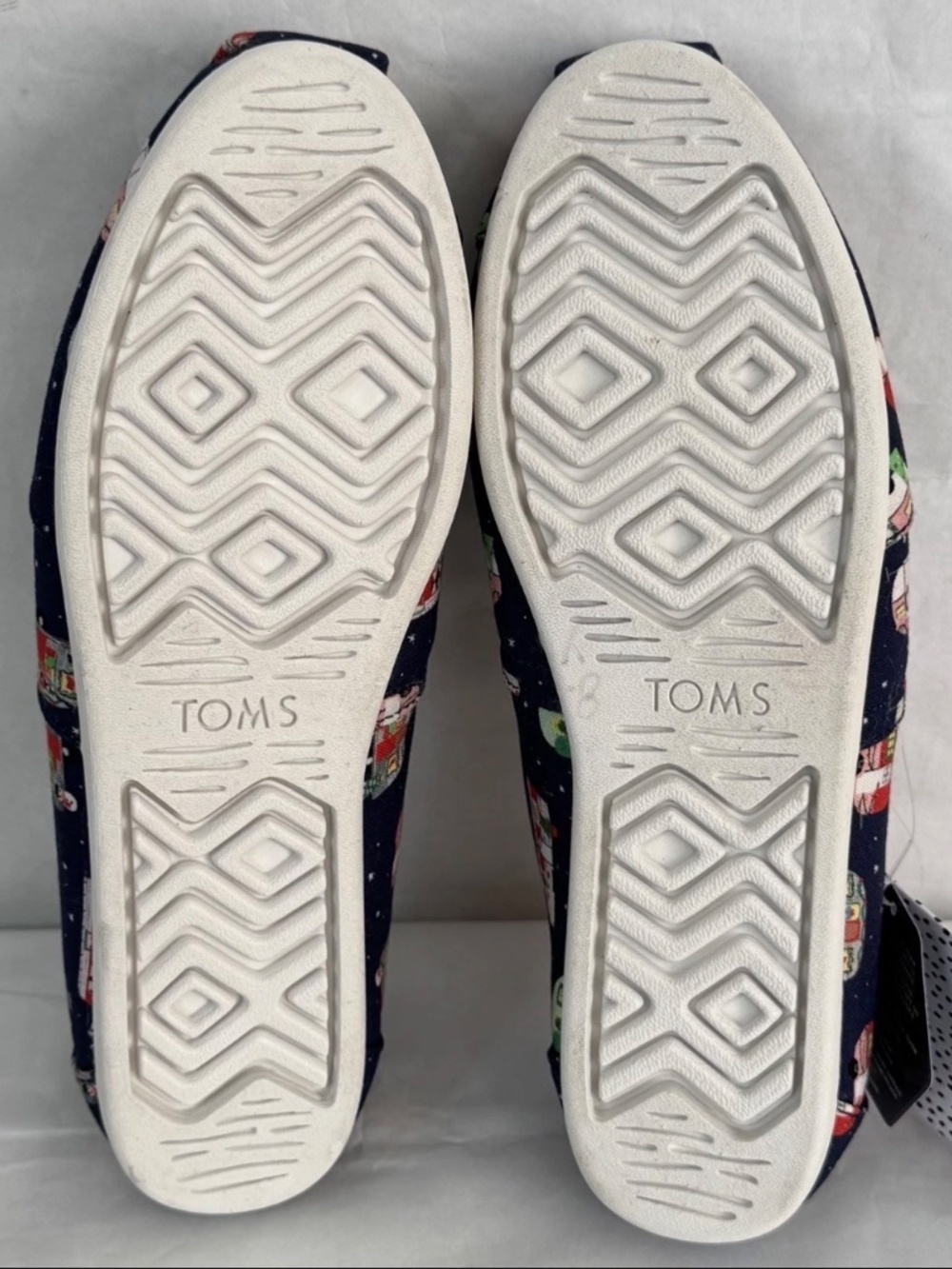 TOMS x Paper Source Womens 7.5 Limited Edition Holiday Campers Ortholite Shoes - Picture 9 of 16